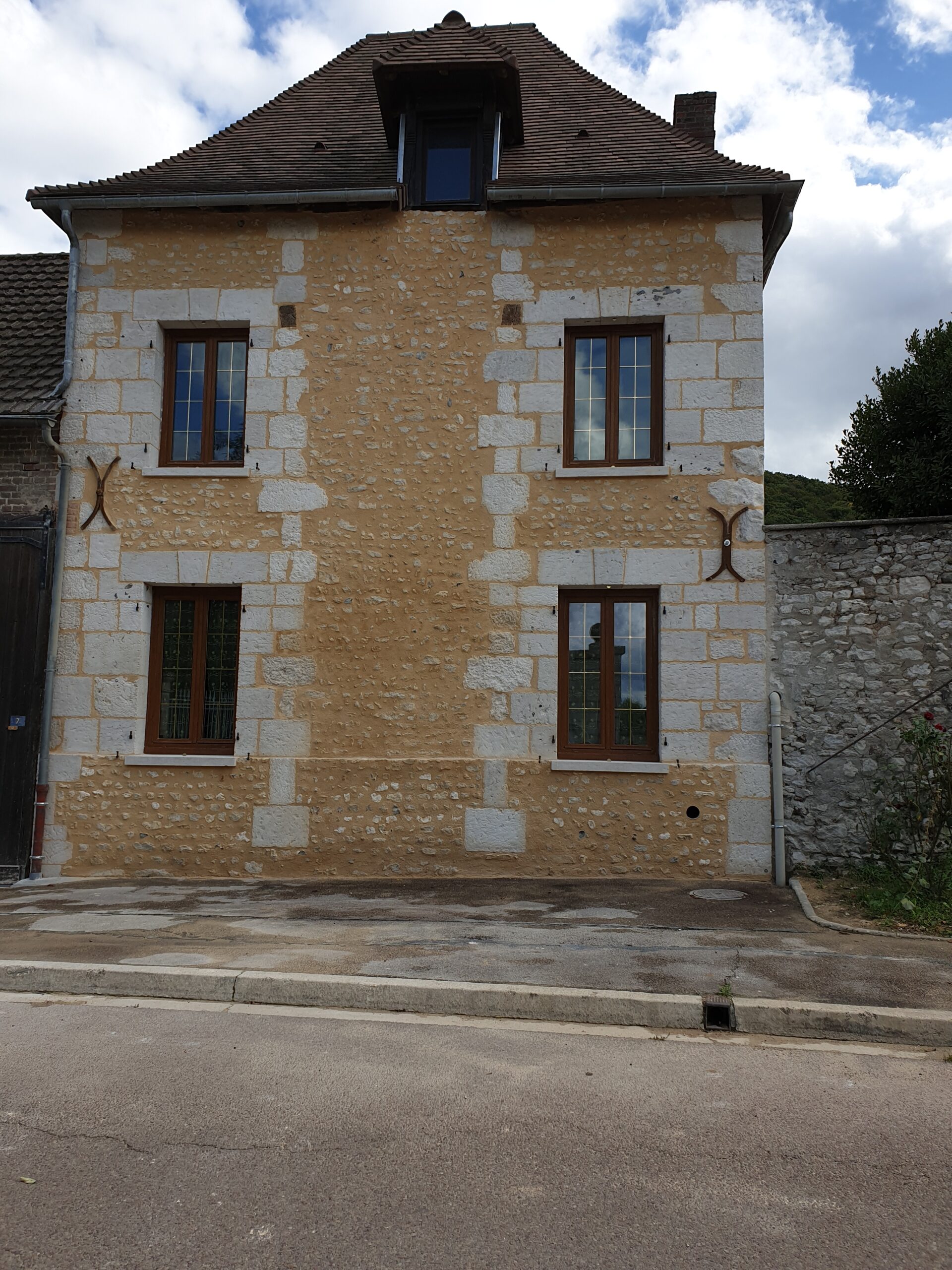 Restauration traditionnelle d’une façade ancienne